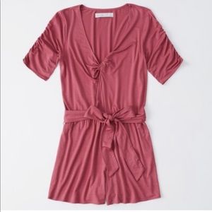NWT Abercrombie & Fitch Belted Romper